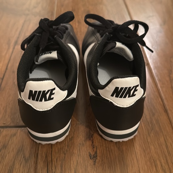 Nike Black and White Classic Cortez Sneakers - Picture 9 of 9